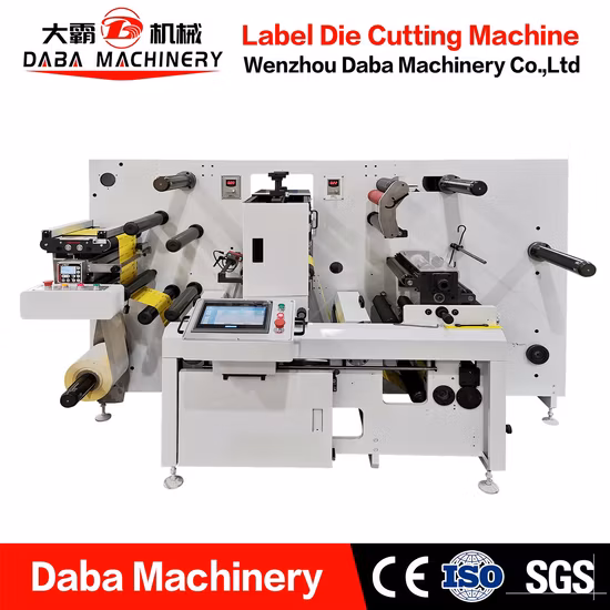 Dbgs-320 Iml Intermittent Sticker Cutter Semi Rotary Adhesive Paper Label Film Roll Slitting Sheeting/Sheet Automatic Die Cutting Machine Made in China