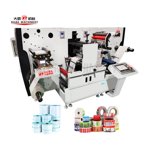 Dbgs-320 Iml Intermittent Sticker Cutter Semi Rotary Adhesive Paper Label Film Roll Slitting Sheeting/Sheet Automatic Die Cutting Machine Made in China